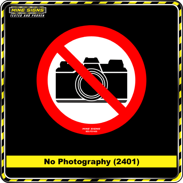 MS - Product Background - Safety Signs - No Photography 2401
