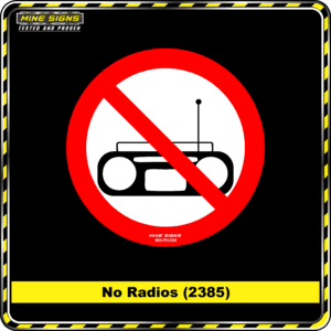 MS - Product Background - Safety Signs - No Radios 2385