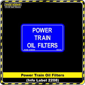 MS - Product Background - Safety Signs - Power Train Oil Filters 2208