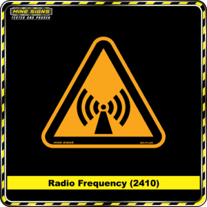MS - Product Background - Safety Signs - Radio Frequency 2410