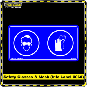 MS - Product Background - Safety Signs - Safety Glasses and Mask 0060