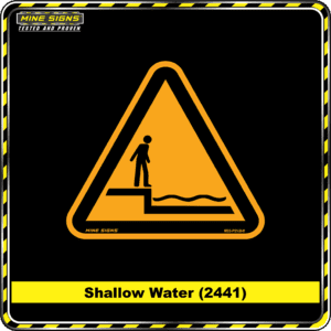 MS - Product Background - Safety Signs - Shall Water 2441