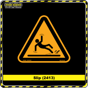 MS - Product Background - Safety Signs - Slip 2413