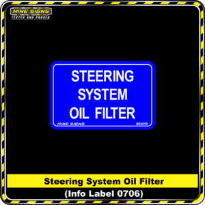 MS - Product Background - Safety Signs - Steering System Oil Filter 0706
