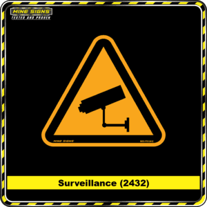 MS - Product Background - Safety Signs - Surveillance 2432