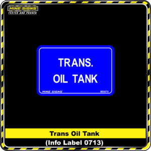 MS - Product Background - Safety Signs - Trans Oil Tank 0713