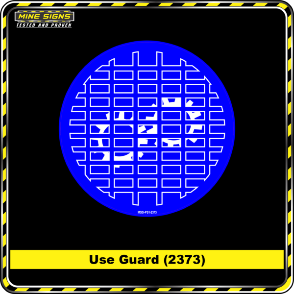 MS - Mandatory Signs - Circles - Use Guard - 2373