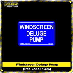 MS - Product Background - Safety Signs - Windscreen Deluge Pump 1306