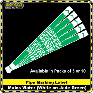 MS - Pipe Markers - Mains Water