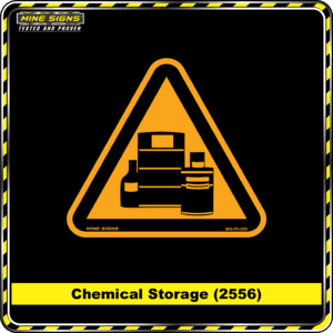 MS - Product Background - Safety Signs - Chemical Storage 2556