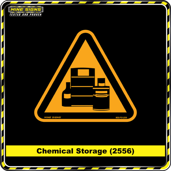 MS - Product Background - Safety Signs - Chemical Storage 2556