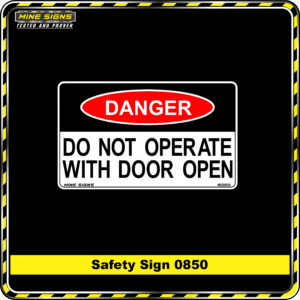 MS - Product Background - Safety Signs - Danger Do Not Operate 0850