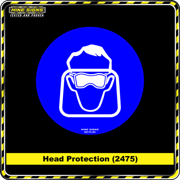 MS - Product Background - Safety Signs - Face and Eye Protection 2475