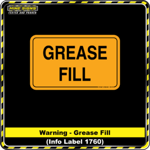 MS - Product Background - Safety Signs - Grease Fill 1760