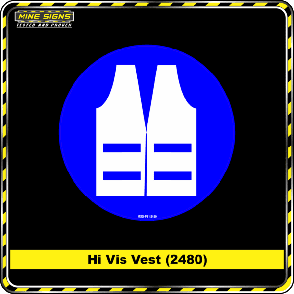 MS - Product Background - Safety Signs - Hi Vis Vest 2480