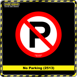 MS - Product Background - Safety Signs - No Parking 2513