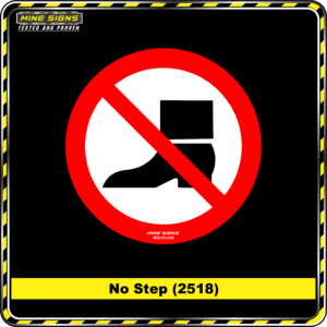 MS - Product Background - Safety Signs - No Step 2518