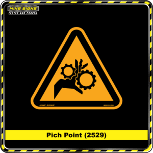 MS - Product Background - Safety Signs - Pinch Point 2529