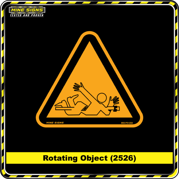 MS - Product Background - Safety Signs - Rotating Object 2526