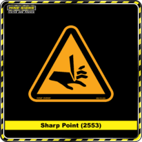 Sharp Point (Pictogram 2553) - Mine Signs