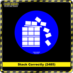MS - Product Background - Safety Signs -Stack Correctly 2485