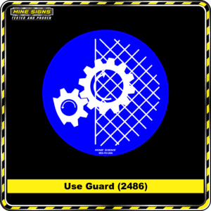 MS - Product Background - Safety Signs - Use Guard 2486