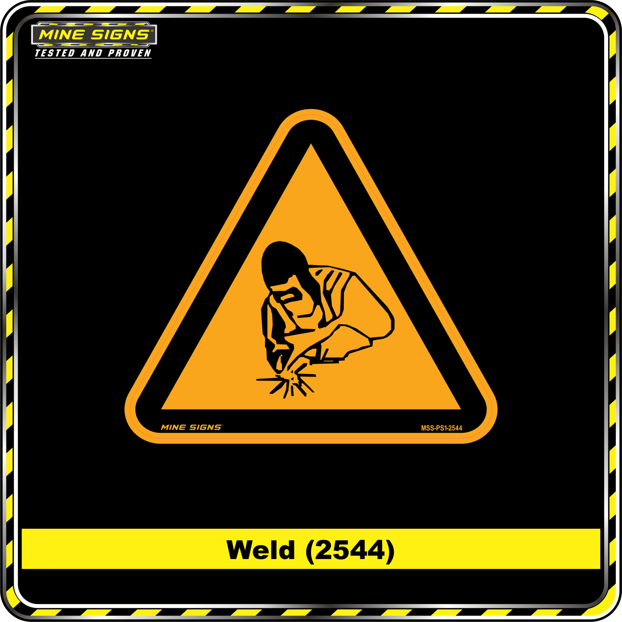MS - Product Background - Safety Signs - Welding 2544