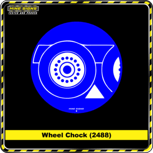 MS - Product Background - Safety Signs - Wheel Chock 2488