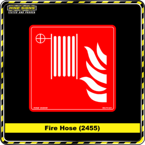 MS - Product Background - Safety Signs - Fire Hose 2455