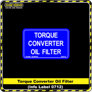 MS - Product Background - Safety Signs - Torque Converter Oil Filter 0712