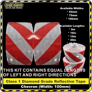 Product Backgrounds - Tape - 3M FYG Tape Red White Chevron KIT 100