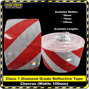 Product Backgrounds - Tape - 3M FYG Tape Red White Chevron Left 100 MS