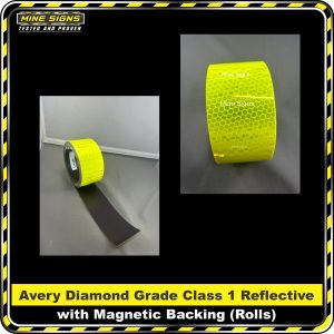 Avery Diamond Grade FYG Class 1 Reflective with Magnetic Backing (Rolls)