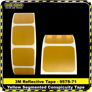 3M Reflective Tape – 957S-71 Yellow Segmented Conspicuity Tape - MS